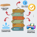 Welcome to our home Wooden wall hanging - ICraft asia