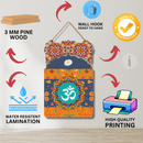 Om Mantra Wooden Wall Hanging - ICraft asia