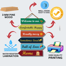 Welcome to our house wall hanging - ICraft asia