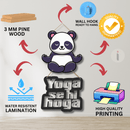 Yoga Se Hi Hoga Wooden Wall Hanging - ICraft asia