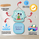 Meditatee Wooden Wall Hnaging - ICraft asia