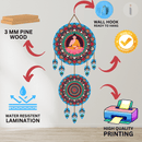 Buddha Dharm Chakraa Wooden Wall Hanging - ICraft asia