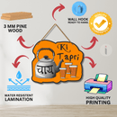 Chai Ki Tapri Wooden Wall Hanging - ICraft asia
