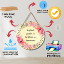 Life Quote Wooden Wall Hanging - ICraft asia