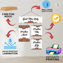 Good Vibes Decorative Wall Hanging Wooden Art - ICraft asia