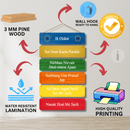 Ik Onkar Wooden Wall Hanging - ICraft asia