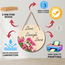 Wall Hanging Live Love Laugh Home Decor Item - ICraft asia