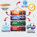 Naruto Hidden Leaf Village Heroes Wooden wall hanging - ICraft asia