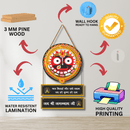Jai Shree Jagannath Ji Wooden Wall Hanging - ICraft asia
