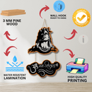 'Om Namah Shivaye' Wooden Wall Hanging - ICraft asia