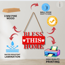 Bless This Home Wooden Wall Hanging - ICraft asia