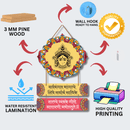 Sarva Mangala Mangalye Mantra Colour Wall Hanging - ICraft asia