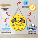 Swagatam Diwali Elephant Wall Hanging Decorative - ICraft asia