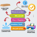 Welcome to our home wall hanging - ICraft asia