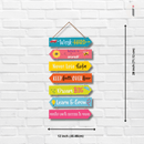 Work Hard Wooden Wall Hanging - ICraft asia