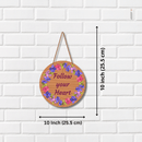Follow Your Heart Wooden Wall Hanging - ICraft asia