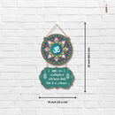 Gayatri Mantra (Mandala) Wooden Wall Hanging - ICraft asia