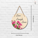 Wall Hanging Live Love Laugh Home Decor Item - ICraft asia