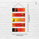 Hanuman Mantra Square Shape Wall Hanging - ICraft asia