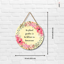 Life Quote Wooden Wall Hanging - ICraft asia