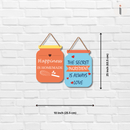 happiness is homemade Wooden Wall Hangings - ICraft asia