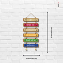 Om Bhur Bhuva Suha wooden wall hanging - ICraft asia