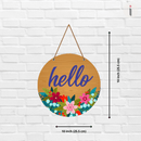 Hello Wooden Wall Hanging - ICraft asia