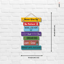 Never give up wall hanging - ICraft asia