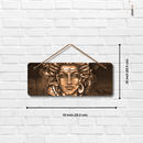 Shiv Bholenath Wooden Wall Hanging - ICraft asia