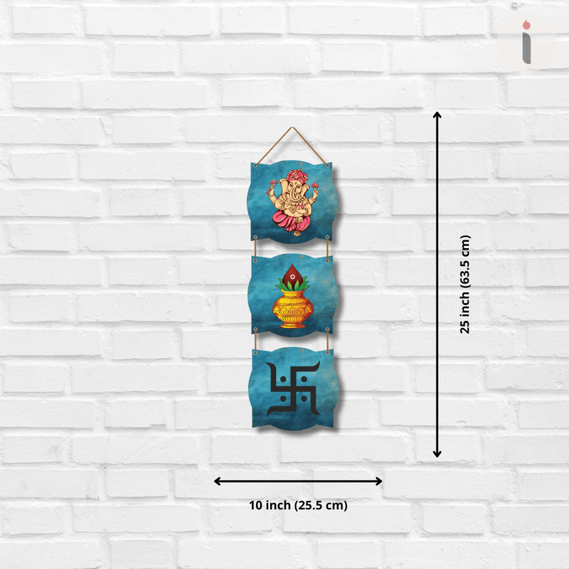 Ganapti & Swatik Wall Hanging