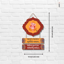 Vakratunda Mahakaya Mantra Wall Hanging - ICraft asia