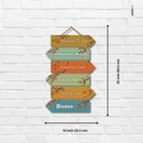 Welcome to our home Wooden wall hanging - ICraft asia