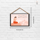 Anta hi aarambh hai wall hanging - ICraft asia