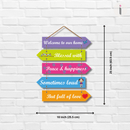 Welcome to our home wall hanging - ICraft asia