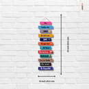 Our Family Rules wall Hanging - ICraft asia