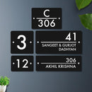 Futura (Matte Black) - Contemporary House Number/Name Sign - ICraft asia
