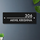 Futura (Matte Black) - Contemporary House Number/Name Sign - ICraft asia