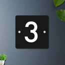 Futura (Matte Black) - Contemporary House Number/Name Sign - ICraft asia