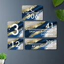 Futura (Modern Abstract) - Contemporary House Number/Name Sign - ICraft asia