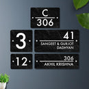 Futura (Black Rock) - Contemporary House Number/Name Sign - ICraft asia