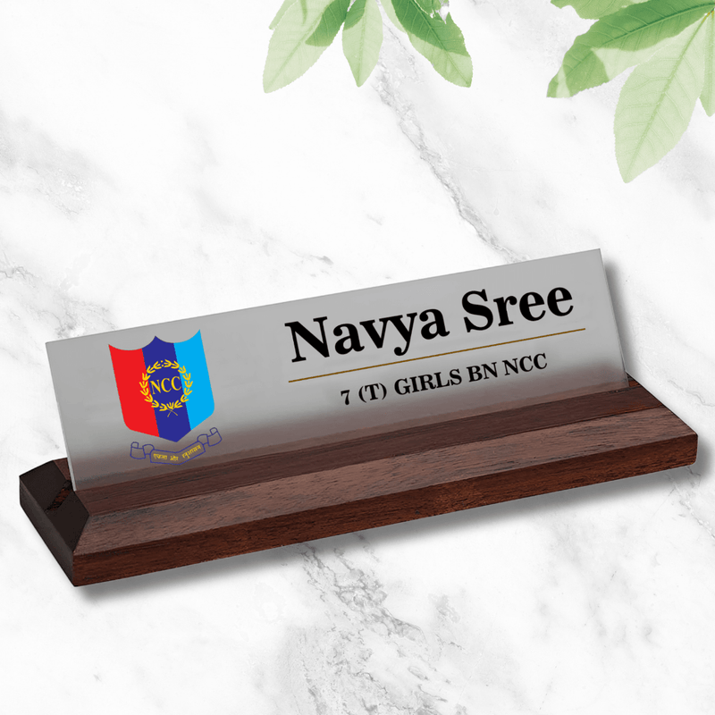 Office Desk Name Plate - National Cadet Corps (NCC)