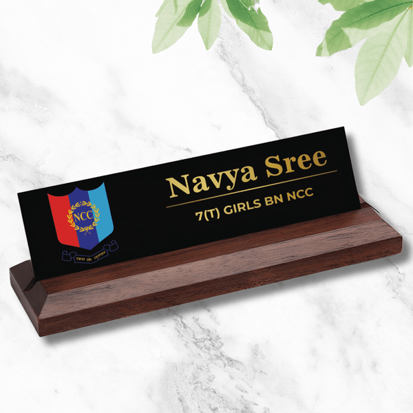 Office Desk Name Plate - National Cadet Corps (NCC)