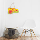 Tea Break Decorative Wall Hanging Wooden Art - ICraft asia