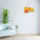 Tea Break Decorative Wall Hanging Wooden Art - ICraft asia