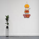 Keep Clam & Do Yoga Decorative Wall Hanging Wooden Art - ICraft asia