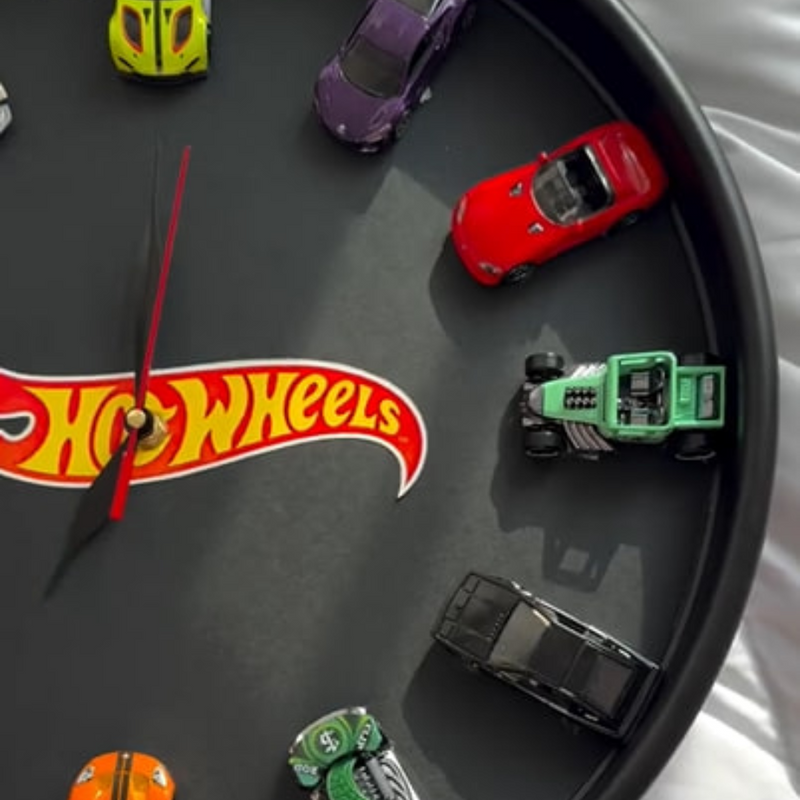 Die Cast Car Clock