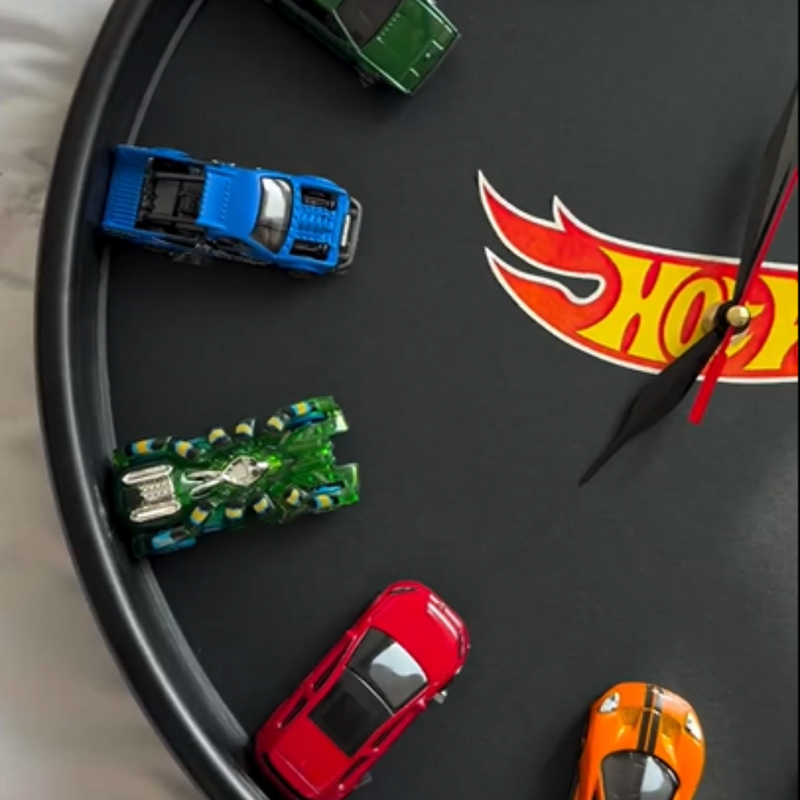 Die Cast Car Clock